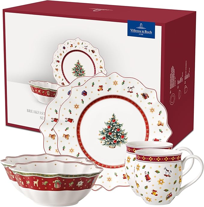 Aparelho de Jantar Natalino - 6 Peças